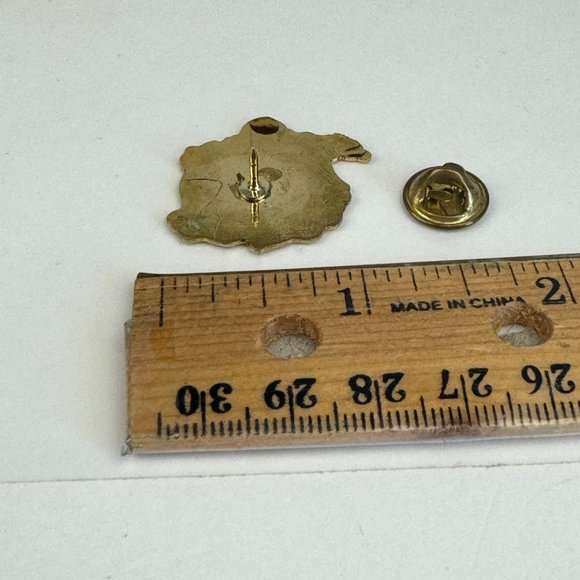 Vtg 1996 80 year Anniversary San Diego Zoo Enamel Pin Polar Bear Purple Gold - Picture 5 of 9